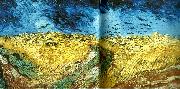Vincent Van Gogh vetefalt med krakor oil painting reproduction